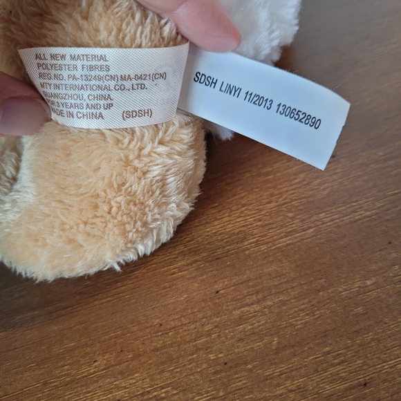 Dan Dee Collectors Choice 2013 Brown Easter Bunny Rabbit Plush Stuffed Animal 6" - Picture 5 of 9